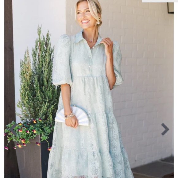 Shop the Mint Dresses & Skirts - NEW Sage Green Midi Dress